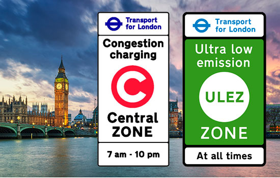 London Man Van - Congestion Charge Zone / Ultra Low Emission Zone Checker